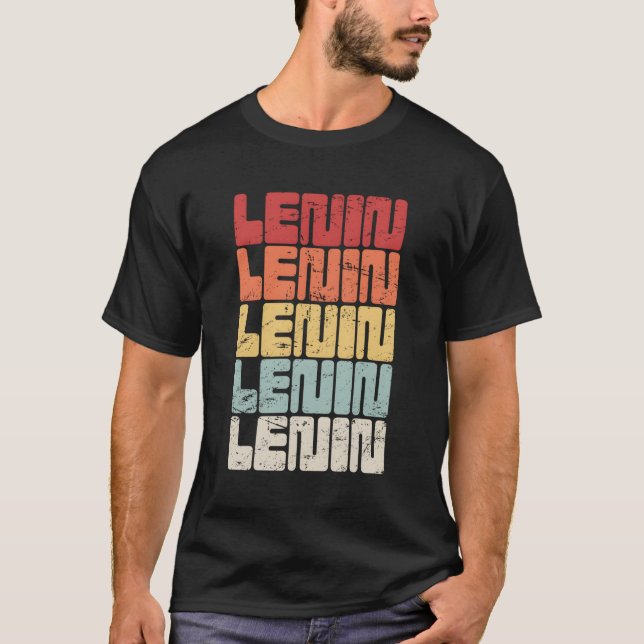 Ussr Sowjetunion Kommunist Wladimir Lenin T-Shirt (Vorderseite)