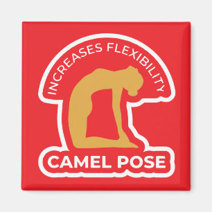 Ustrasana Kamel-Pose • Erhöht die Flexibilität Yog Magnet