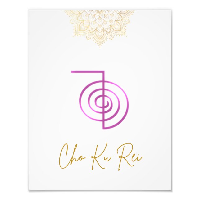 Usui Reiki Symbol - Cho Ku Rei Fotodruck (Vorne)