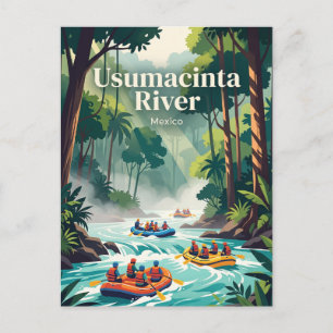 Usumacinta-Fluss, Mexiko Postkarte