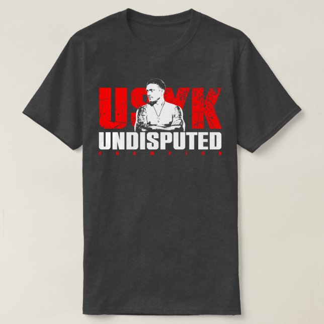 Usyk unbestritten T-Shirt (Design vorne)