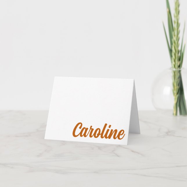 UT Longhorns Hook'em ! Carte de remerciement perso (Devant)