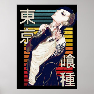 Uta Tokyo oder ghoul neue coole dunkle ghoul weeb  Poster