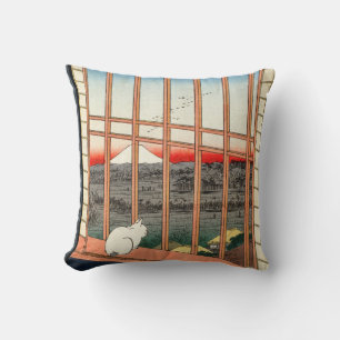 Utagawa Hiroshige - Asakusa-Reisfelder Kissen