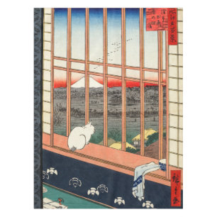 Utagawa Hiroshige - Asakusa Reisfelder Tischdecke