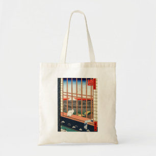 Utagawa Hiroshige - Asakusa-Reisfelder Tragetasche