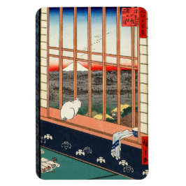 Utagawa Hiroshige - Felder in Asakusa - Rice Magnet