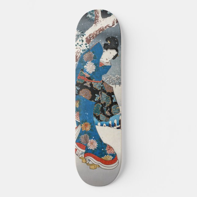 Utagawa Hiroshige - Geschichte von Genji, Elegante Skateboard (Vorderseite)