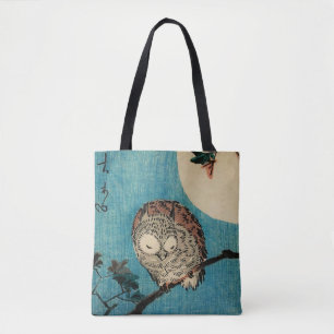 Utagawa Hiroshige - Horned Owl on Maple Branch Tasche