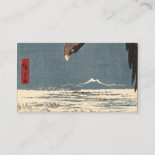 Utagawa Hiroshige Japanese Woodblock Eagle Visitenkarte