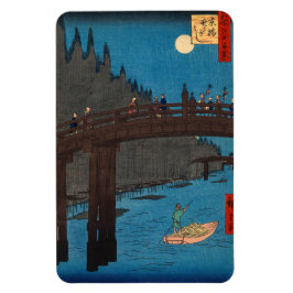 Utagawa Hiroshige - Kyoto Bridge by Moonlight Magnet