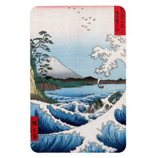Utagawa Hiroshige - Meer vor Satta, Provinz Suruga Magnet