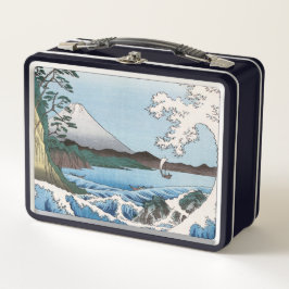 Utagawa Hiroshige - Meer vor Satta, Provinz Suruga Metall Brotdose