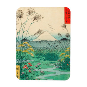 Utagawa Hiroshige - Otsuki-Ebene in der Provinz Ka Magnet