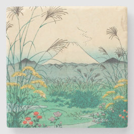 Utagawa Hiroshige - Otsuki Schlicht in der Provinz Steinuntersetzer