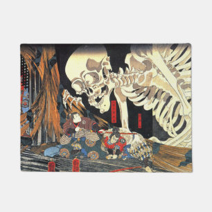 Utagawa Kuniyoshi Takiyasha Die Hexe und das Skele Fußmatte