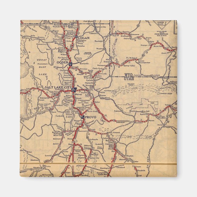 Utah 8 magnet (Vorne)