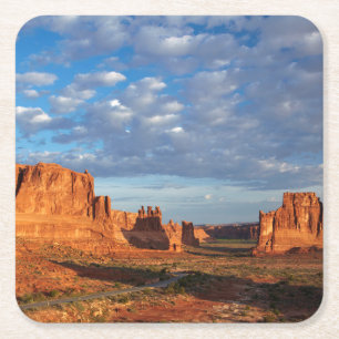 Utah, Arches National Park, Felsformationen 2 Rechteckiger Pappuntersetzer