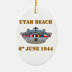 Utah Beach 6th June 1944 Keramikornament