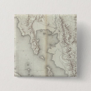 Utah-Becken topographisch Button