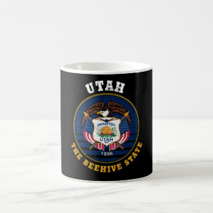 UTAH BEEHIVE STAAT FLAG KAFFEETASSE