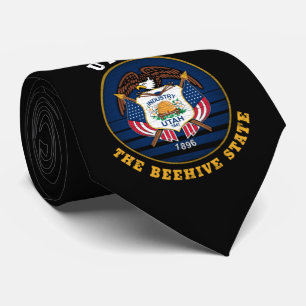 UTAH BEEHIVE STAAT FLAG KRAWATTE