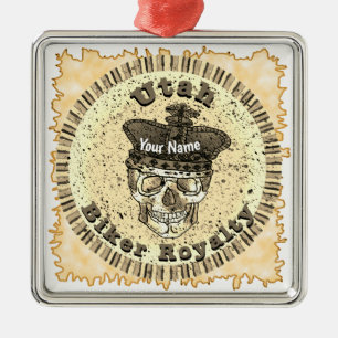 Utah Biker Ornament Aus Metall