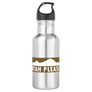 Utah bitte edelstahlflasche