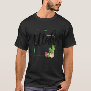 Utah Cactus USA Souvenir T-Shirt