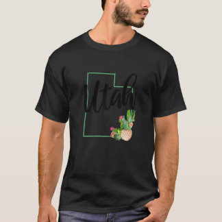 Utah Cactus USA Souvenir T-Shirt