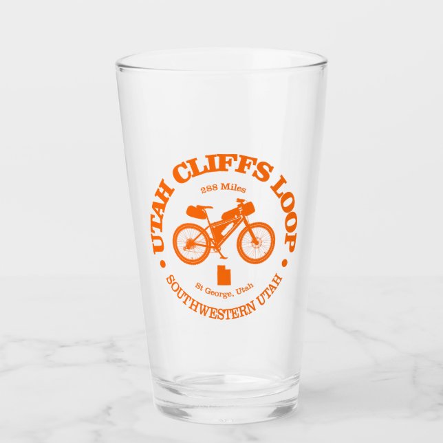 Utah Cliffs Loop (Radfahren) Glas (Vorderseite)