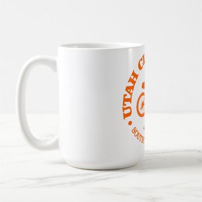 Utah Cliffs Loop (Radfahren) Kaffeetasse (Links)