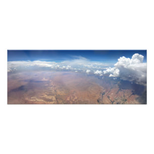 Utah Cloudscape von 36.000 Fuß Fotodruck