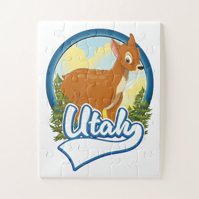 Utah Deer Travel Logo (Vertikal)