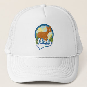 Utah Deer Travel Logo Truckerkappe