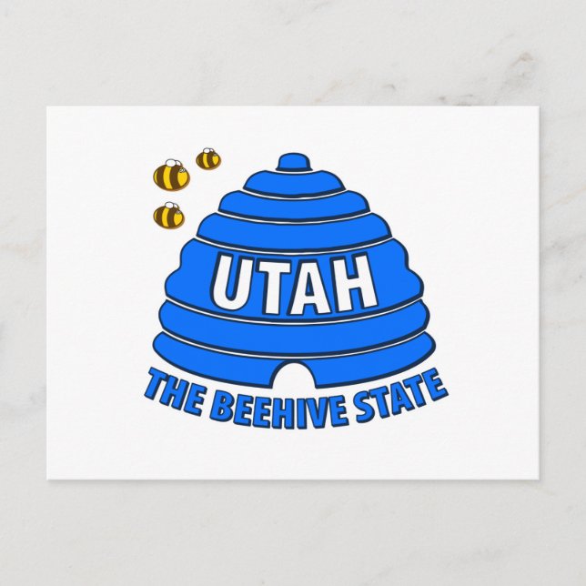 Utah: Der Bienenstock-Staat Postkarte (Vorderseite)