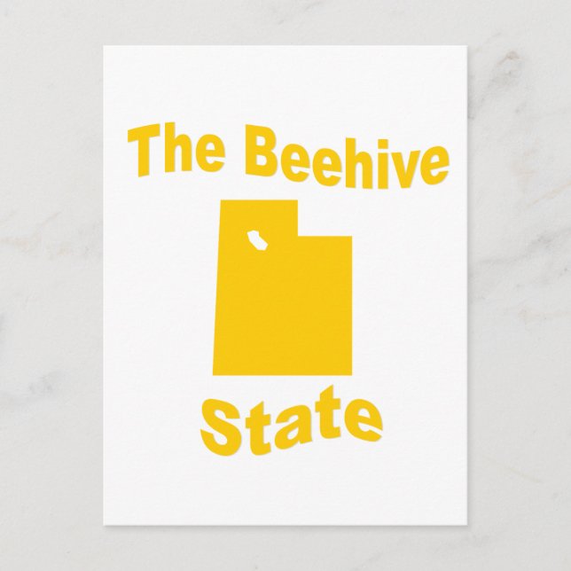 Utah: Der Bienenstock-Staat Postkarte (Vorderseite)