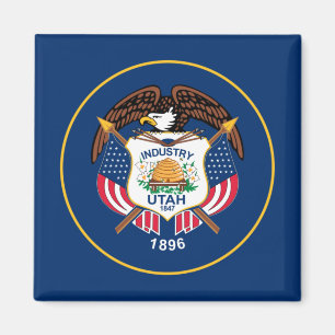Utah: Der Bienenstock-Staat US-Flagge, Industrie Magnet