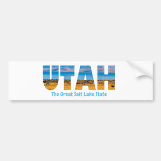 Utah Der große Salzsee Staat Autoaufkleber