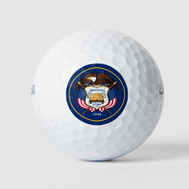 UTAH FLAG GOLFBALL (Vorderseite)
