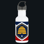 Utah Flag Liberty Bottle Edelstahlflasche<br><div class="desc">Add a bold and patriotic touch to your beverage collection with our exclusive Liberty Bottle featuring the new flag of Utah, USA! Crafted with meticulous attention to detail, this Liberty Bottle is more than just a functional drink container—it’s a celebration of Utah’s renewed identity and cultural pride. The vibrant design...</div>
