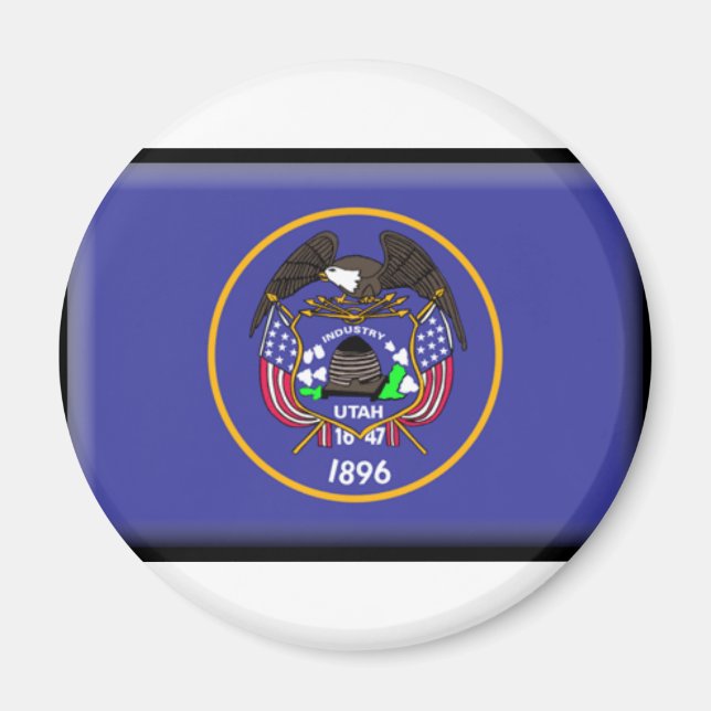 Utah Flag Magnet (Vorne)