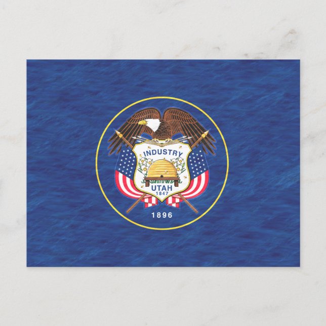 UTAH FLAG POSTKARTE (Vorderseite)