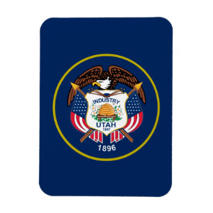 Utah-Flagge Magnet