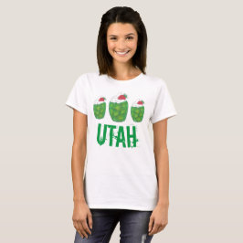 UTAH Green Gelatin Dessert Parfait Strawberry Food T-Shirt