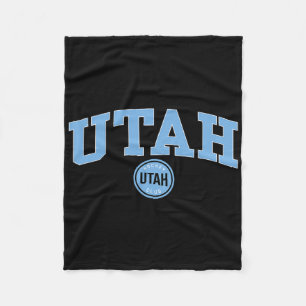 Utah Hockey Club Bogen über Grau Nhl Offiziell Liz Fleecedecke