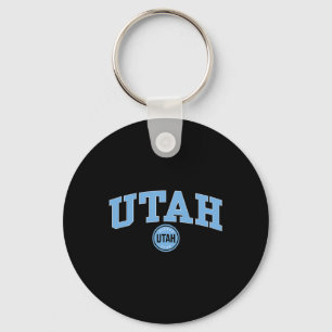 Utah Hockey Club Bogen über Grau Nhl offiziell liz Schlüsselanhänger