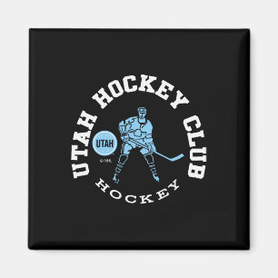 Utah Hockey Club Edge Black offiziell lizenziert Magnet