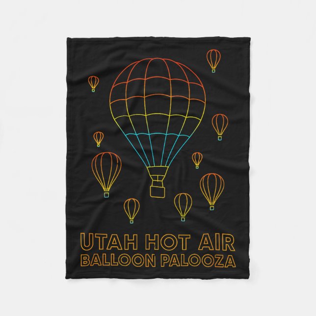 Utah Hot Air Balloon Palooza Apparel  Fleecedecke (Vorderseite)