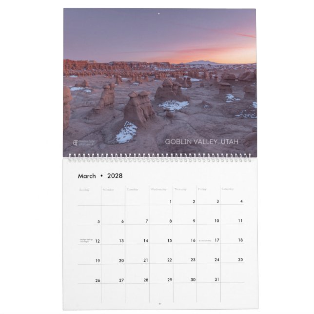 Utah Kalender bis zu 24 Monate! (Mär 2028)